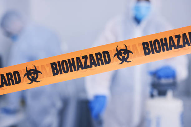 Professional Biohazard Cleanup technician working in Tollhouse, CA